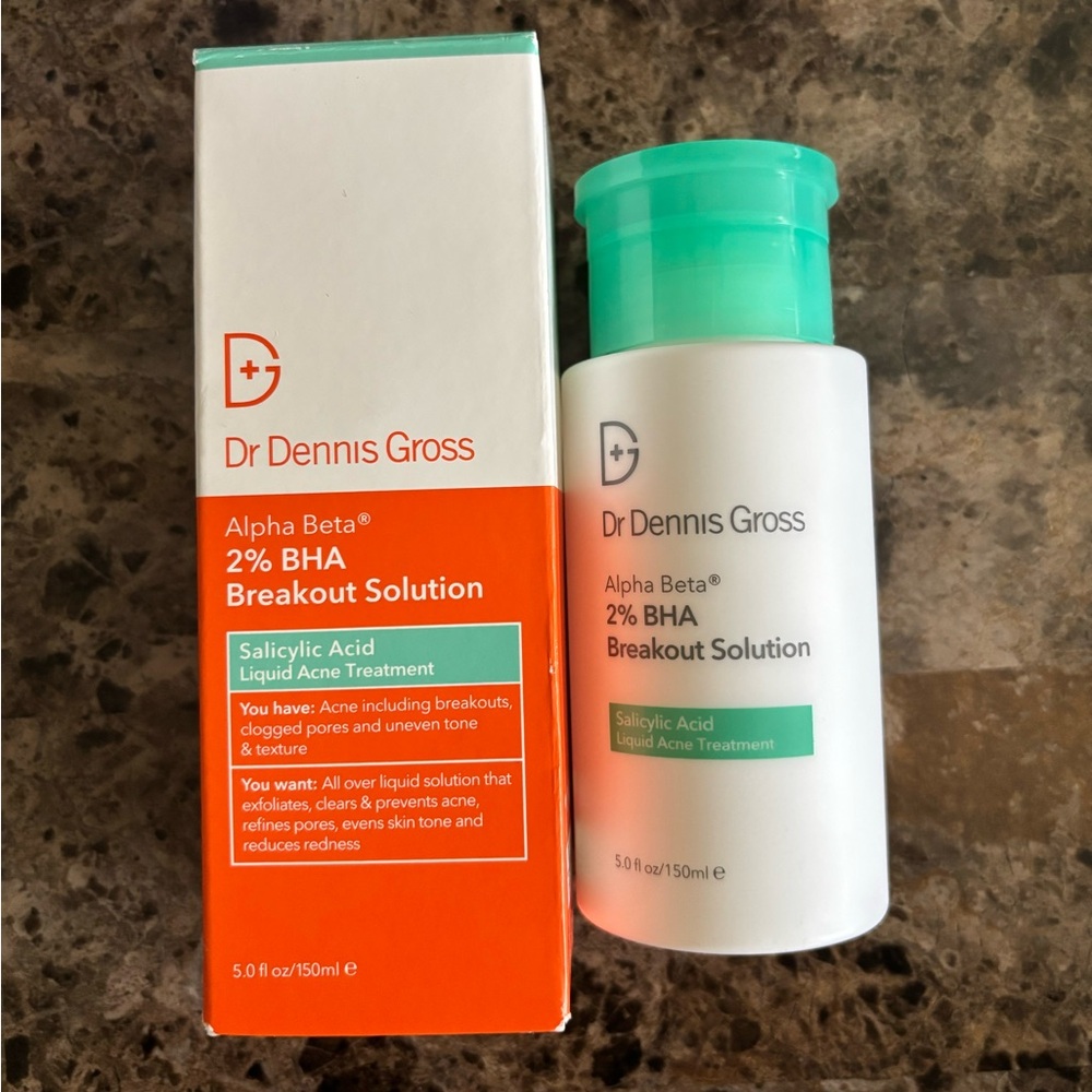 Dr Dennis Gross Alpha Beta 2% BHA Breakout Solution 5.0 fl oz Skincare Face New